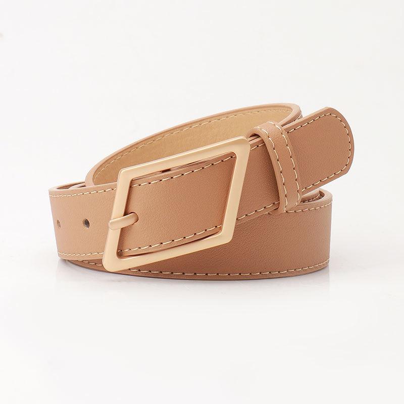 Belt Women'S Personality Alloy Pin Buckle Women'S Belt Simple Premium Belt