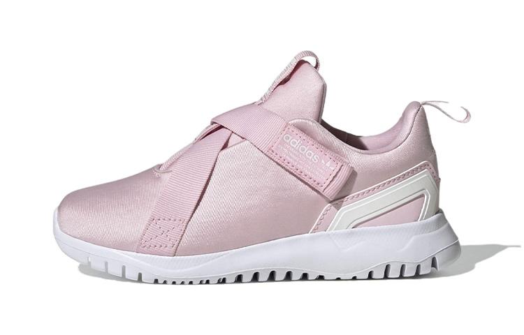 

Adidas Originals Flex 2.0 Low top Sports Casual Shoes Pink Children Aged 3 7 Years Old HQ6066 33