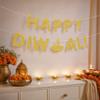 Party Decorations Glitter Letter Hanging Flag for Indian Decor