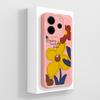 Per Custodia Telefono Redmi Note 14 4G Versione Europa Farfalla Funda Cover Posteriore Morbida in Silicone Liquido Per Protezioni Telefono Redmi Note14