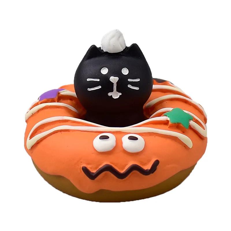 New!Japan Zakka 2025 Halloween Japan Decor Bookshelf Decoration Collectible Home Decor Resin Craft Ornaments Scene Decoration