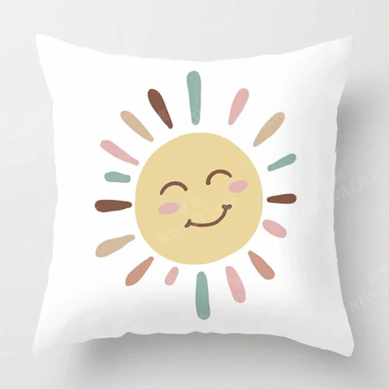 

Наволочка для домашнего декора в стиле скандинавской осени, декоративная наволочка для гостиной, дивана, кресла, автомобиля, спальни, мягкая наволочка для подушки 66x66cm