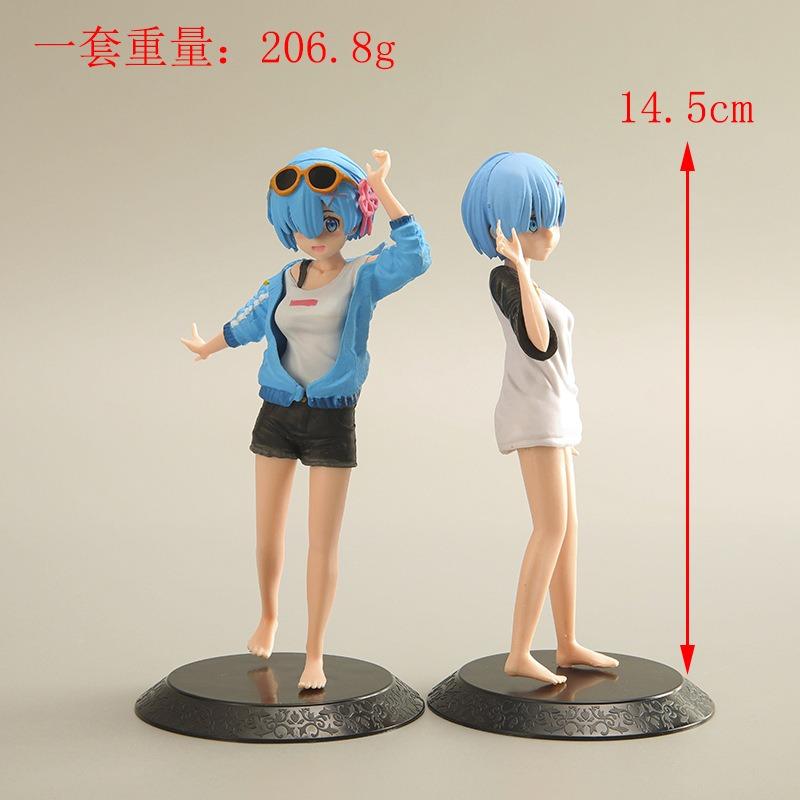Anime Character Re: Zero - Starting Life In Another World Handmade, Casual Clothing Rem Handmade, Desktop Ornament Gift