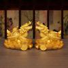 1Pair of Dragon Turtle Attracting Wealth Ornaments Headed Turtles Mythical Creature Artwork for The Office