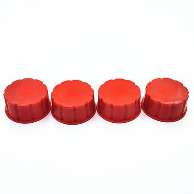 4 Pcs 1.75 Inch Coarse Thread Gas Can Replacement Solid Base Caps