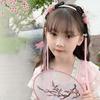 Diadema de Cinta de Mariposa Estilo Chino Borla para Niñas Tocados Hanfu Pelucas Aro para el Pelo Trenzado Fiesta