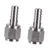 Hose Barb Fitting Easy Installation Stainless Steel Coupler for Fuel 1 4