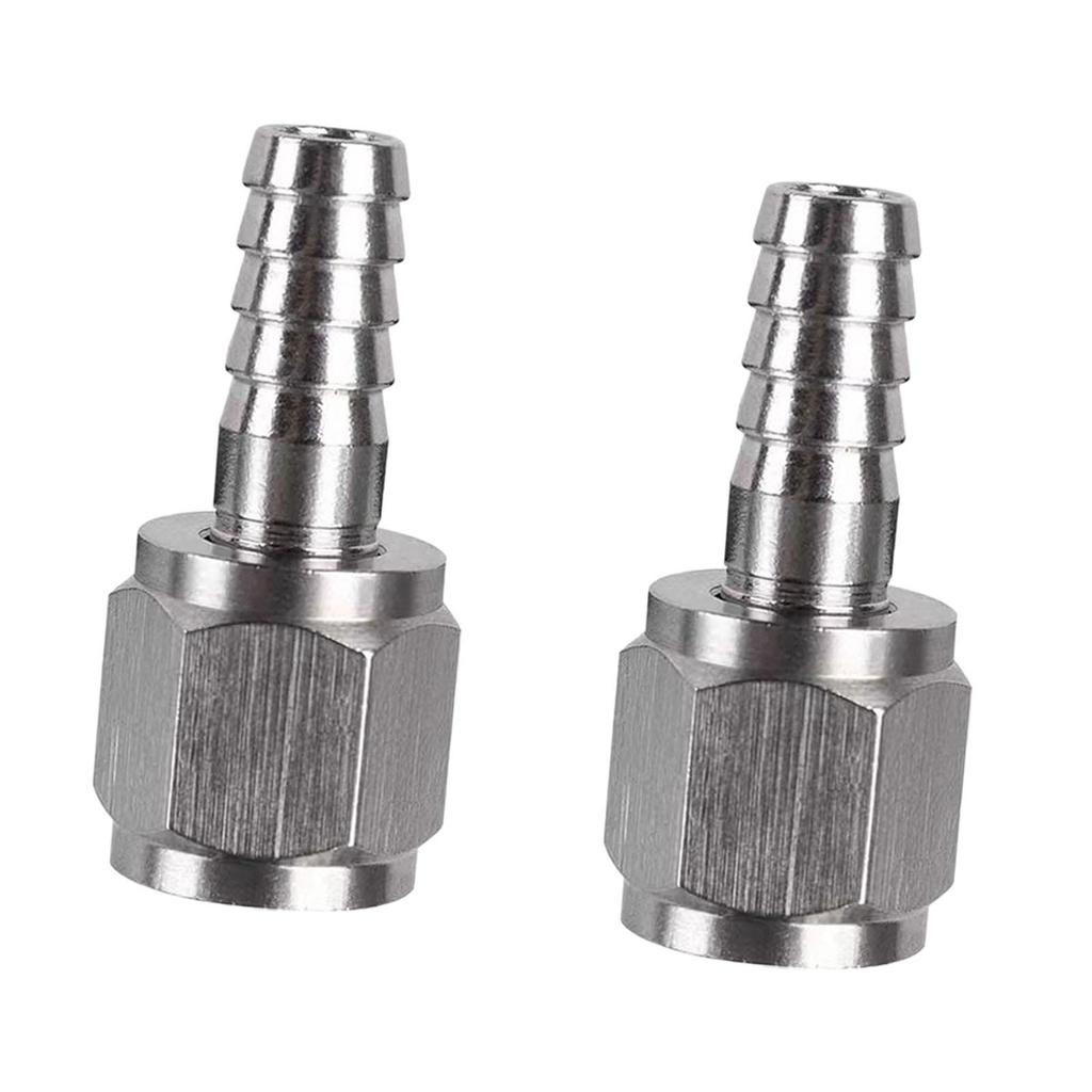 Hose Barb Fitting Easy Installation Stainless Steel Coupler for Fuel 1 4