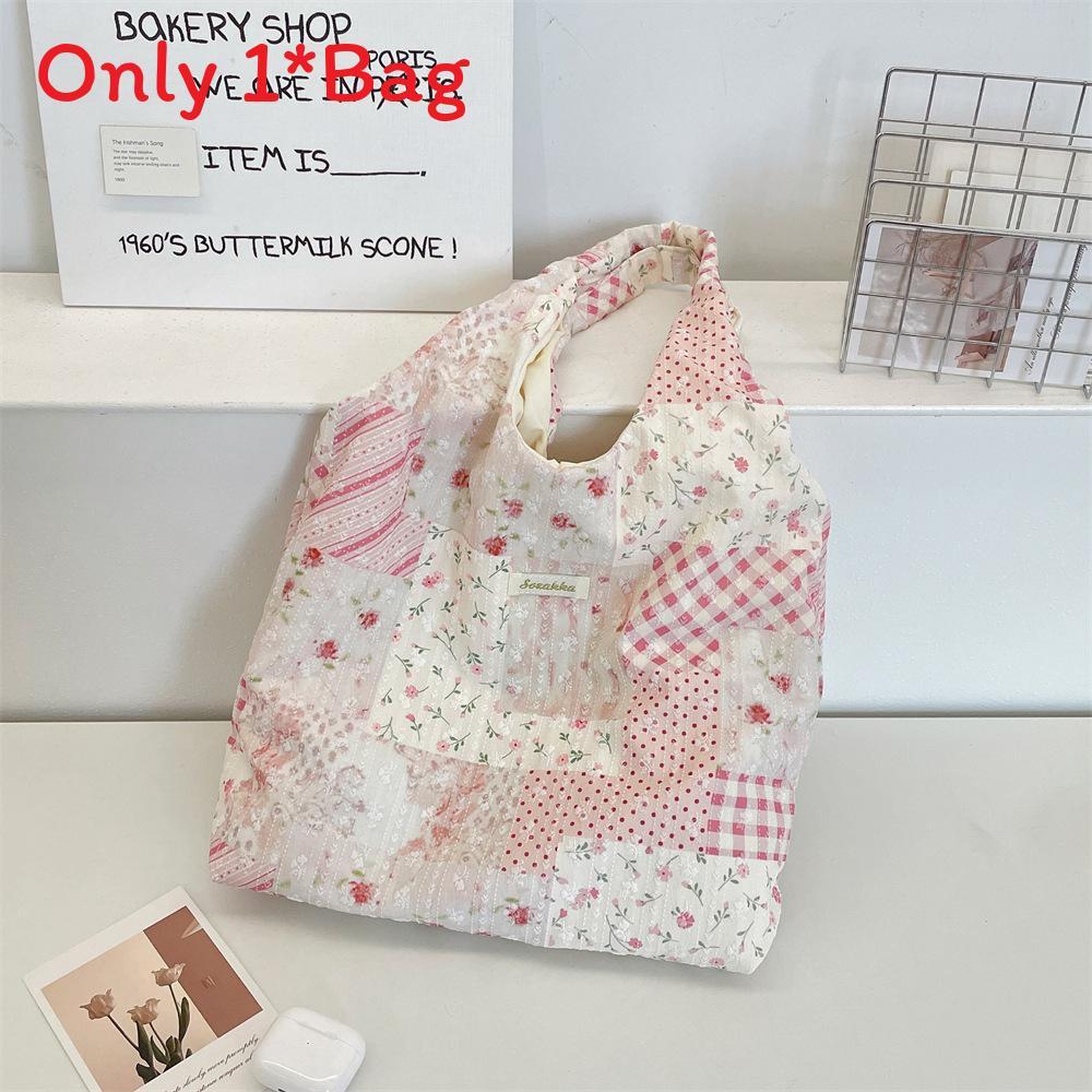 Casual Floral Tote Bag For Women With Large Capacity And Pouch Organizer