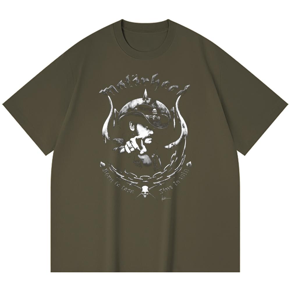 230 Gsm 100% Cotton Heavy Metal T-Shirt Rock Band Popular Music Print Unisex Heavy Cotton T Shirt