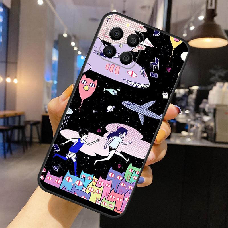 Omori Phone Case For Huawei P30 P20 P40 Lite P50 Pro P Smart 2019 Nova 5T Honor 50 X8 X9 Cover