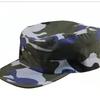 Militärstil Platt Topp Kamouflagekeps