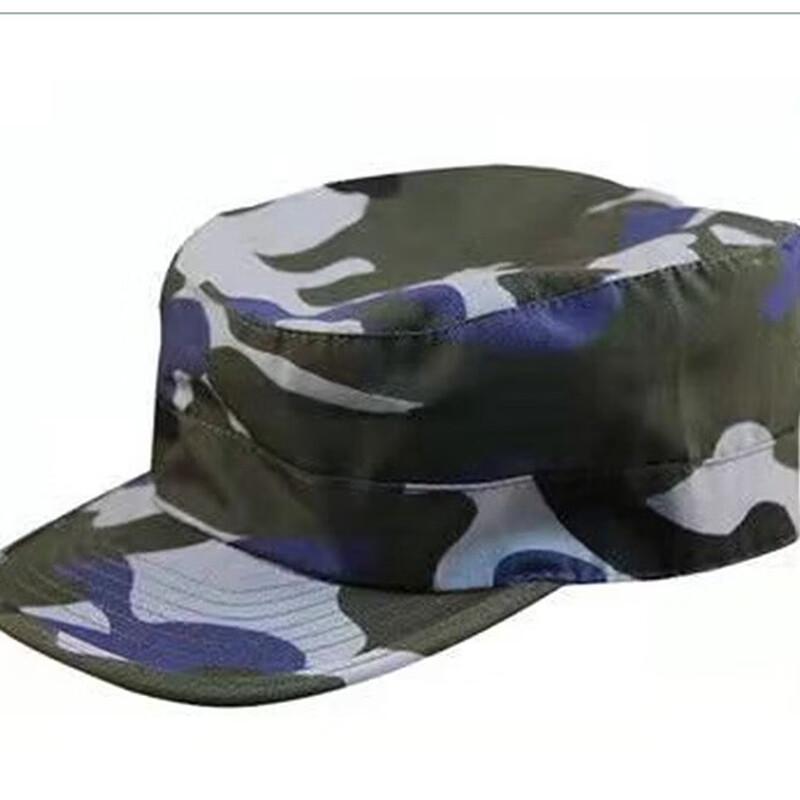 Militärstil Platt Topp Kamouflagekeps