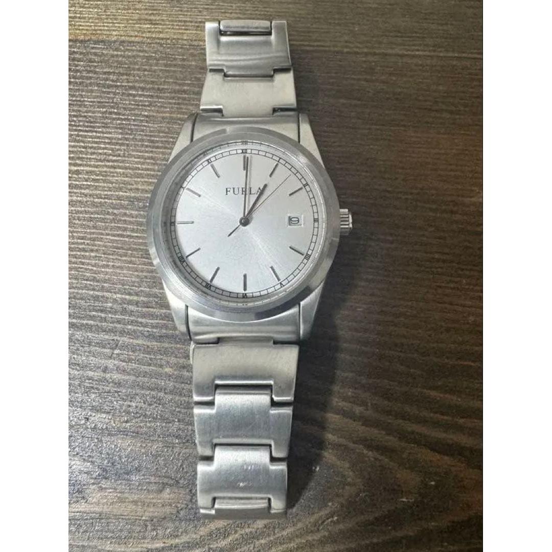 Used FURLA ladies watch silver color