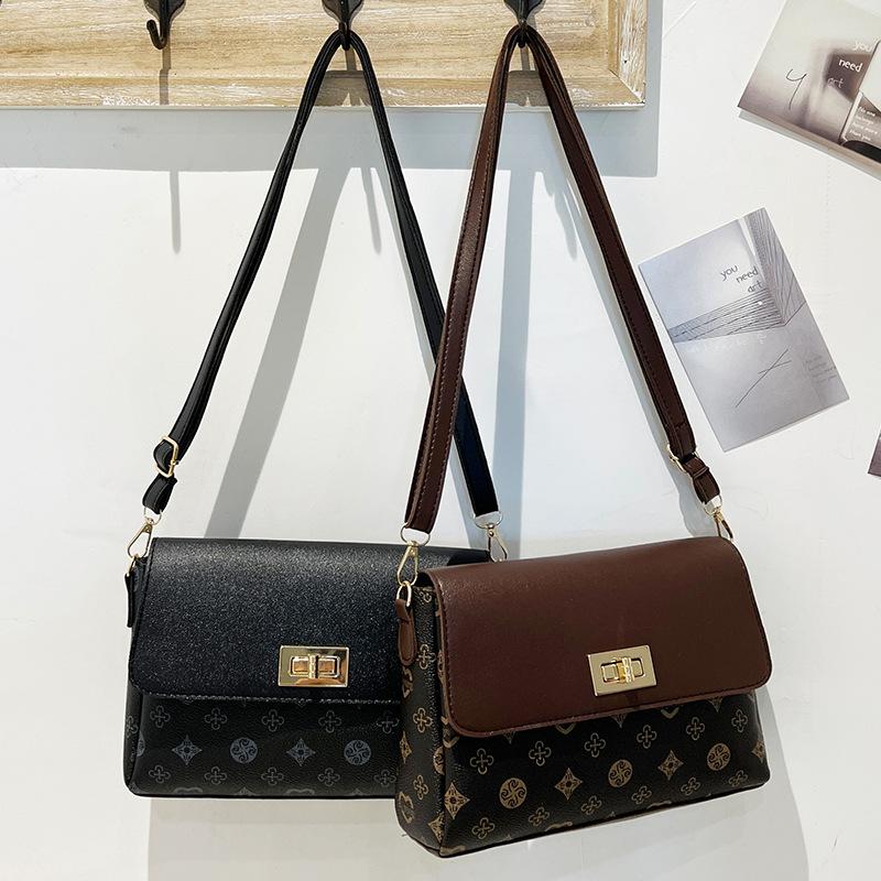 New Shoulder Small Square Bag Autumn Korean Version Women's Bag High-end Small Square Bag Niche Bag Women's Messenger Bag