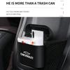 Car Portable Hanging Car Trash Can Wastebasket with Lid For Chevrolet Cruze TRAX Aveo Lova Sail Captiva Malibu Camaro Cobalt