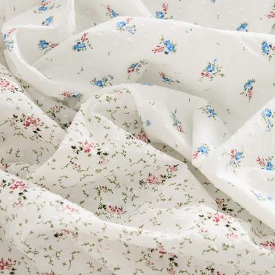 145x50cm Small Dot Jacquard 100% Cotton Retro Small Fragmented Print Fabric Making Children's Clothing Dress DIY Fabric YHTJ0120