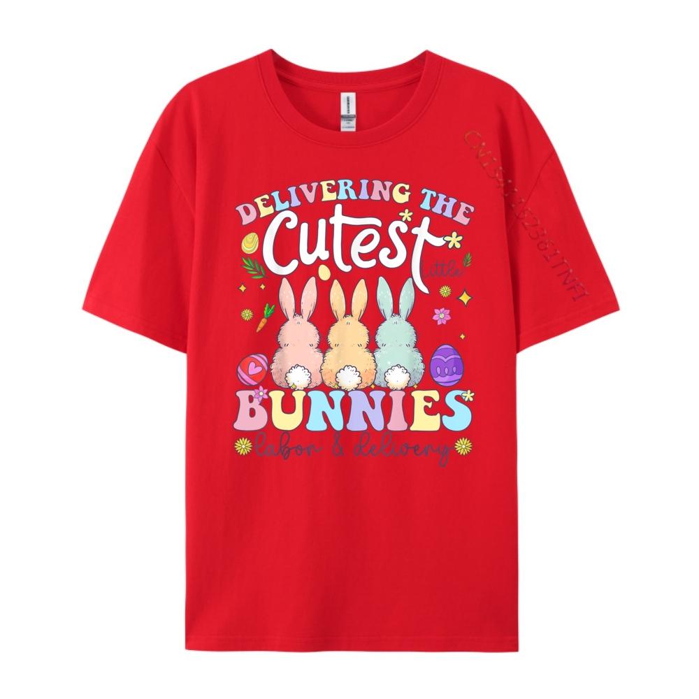 Delivering The Cutest Bunnies Easter Labor Delivery Nurse Tee Shirt Items Lowest Prices Sale Tshirts S