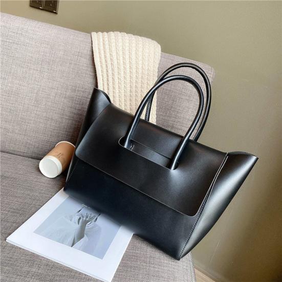 Retro Tote Bag Large Capacity Handbag Underarm Shoulder Bag Women Purse for Commuting Work Dating Shopping