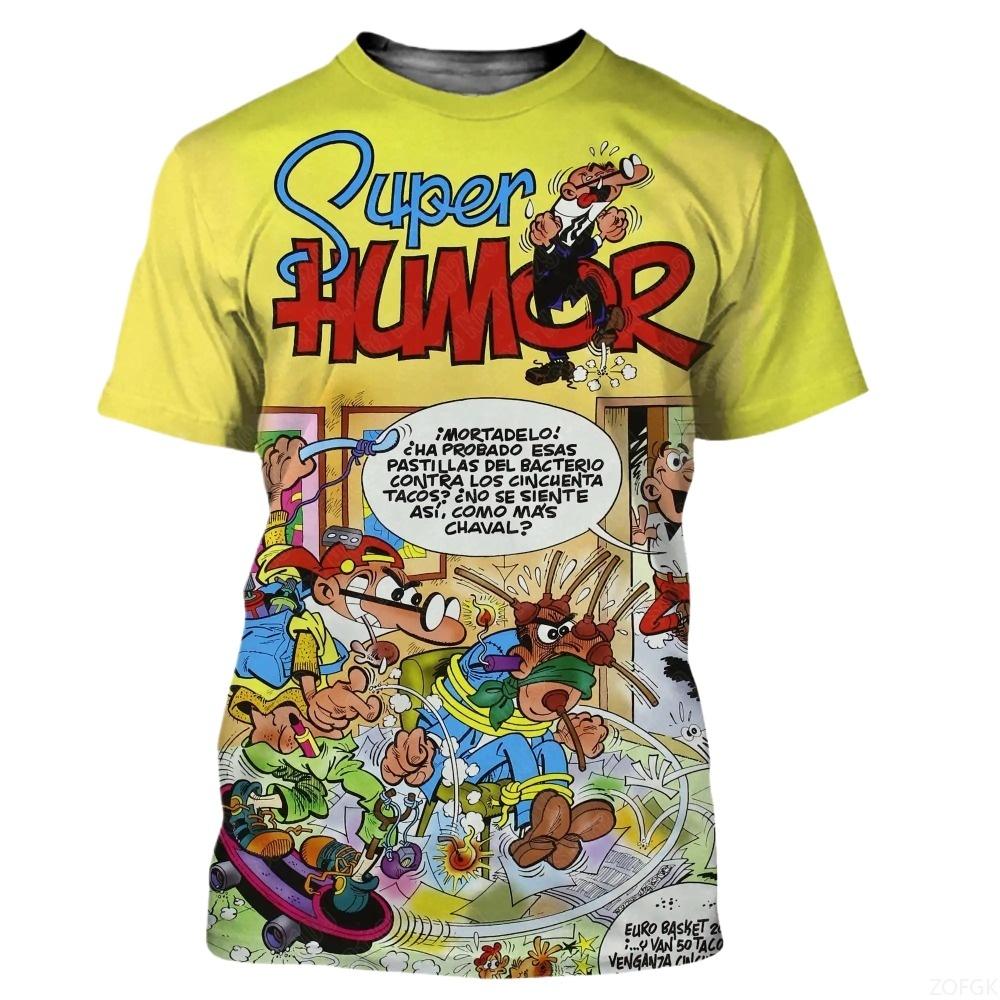 3D Summer Fashion Trend Anime Loose Casual Printed Short Sleeved Personalized Comfortable Round Neck T-shirt