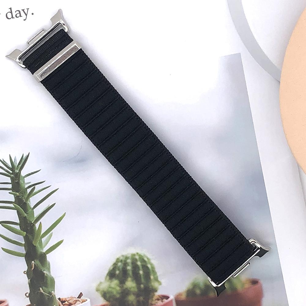 Pro Samsung Galaxy Watch 8 40mm 44mm Nylonový řemínek Pro Galaxy Watch 8 Classic 46mm Pletený Pohodlný Prodyšný Pásek Příslušenství