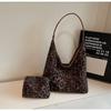 Mother and Child Bag Fashionable Vintage Underarm Suede One-shoulder Women's Bag Large Capacity Tote Bag