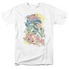 DC Comics Halftone League Mens T Shirt White