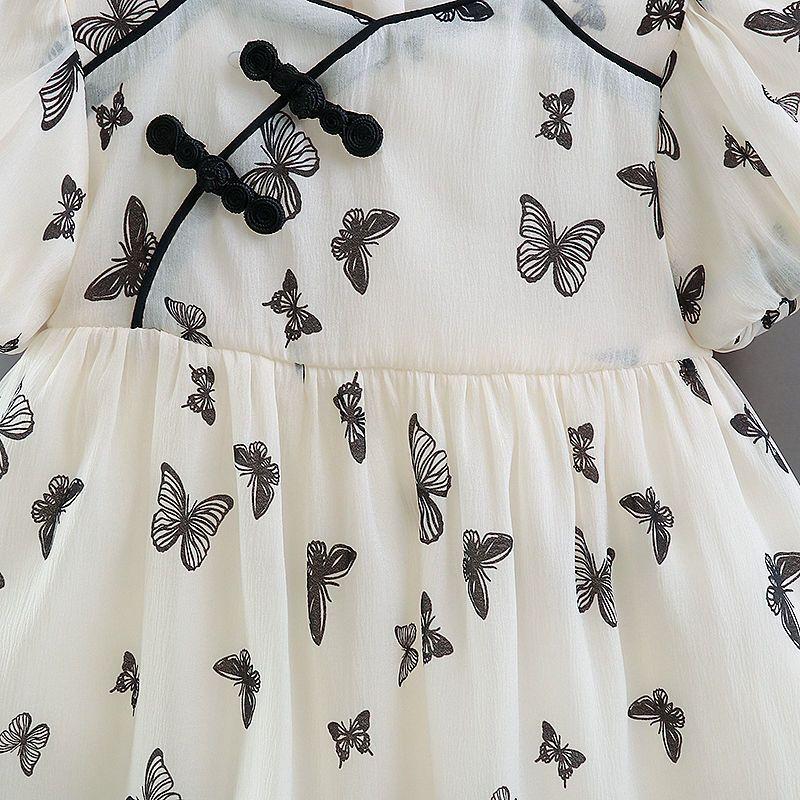 Girls' Dress Summer Hanfu Children's Chinese Style Women's Treasure Summer Dress Dress