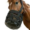 Muselière respirante pour pâturage de chevaux Légère Anti-mastication Flexible Muselière équine pour l'entraînement Équipement de pâturage contrôlé pour chevaux