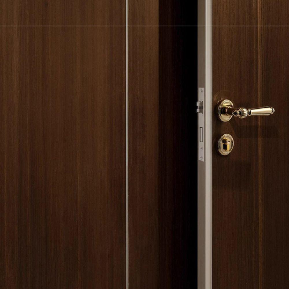 American Simple Design Magnetic Suction Door Lock Split Body Silent Silent Door Lock Durable Retro Style Wooden Door Handle Room