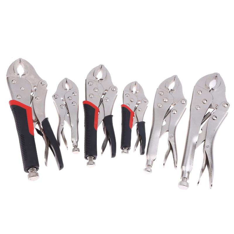 5/7/10 Inch Heavy Duty Locking Pliers Multifunctional Adjustable Metal Clamp Pressure Tool For Woodworking Welding Repairs