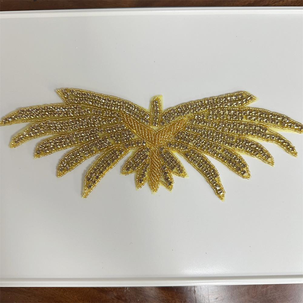 1 STÜCK AB Silber Strass Applikation Blumenaufnäher Aufbügeln/aufnähen Hochzeitskleid Zubehör Für Kleiderdekoration