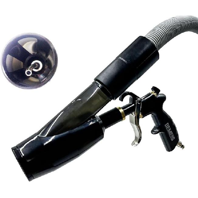 Air Blow Gun with Brass Adjustable Air Flow Nozzle,Cleaning Gun Quickly Blasts Dirt and Dust from Surface Works with Air Compressor(Upgrade Aluminium