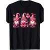 European Sizes Valentine's Gnome T-Shirt for Men - Funny Heart Gnome Graphic Tee