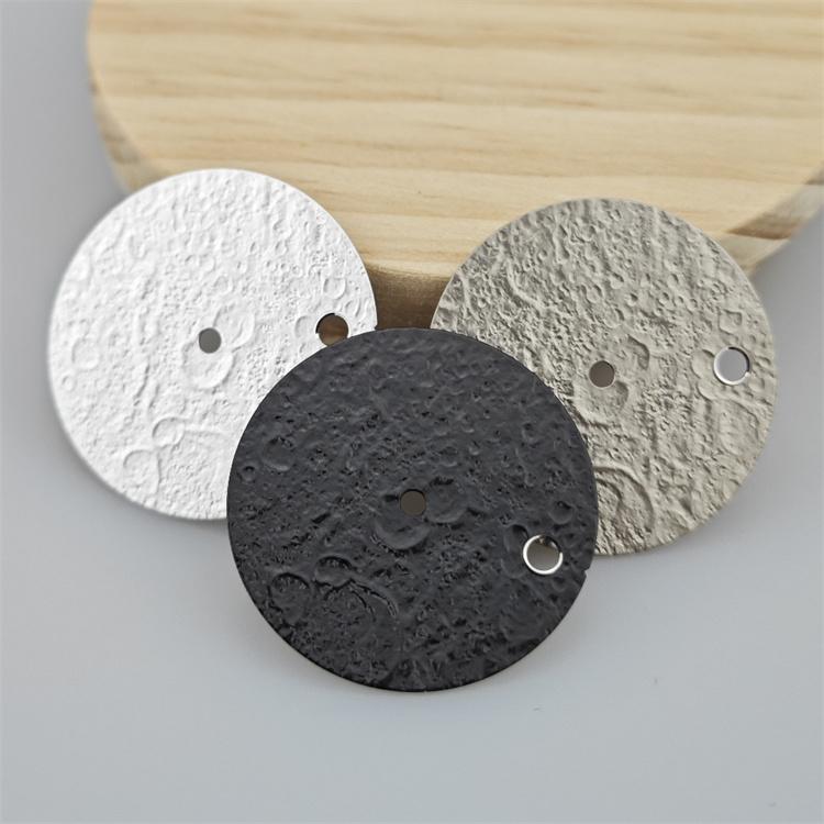 28.5mm NH35 Dial 3D Lunar Pattern Black/Silver White/Grey Watch Dial for NH35 NH36 Mechanical  Movement Accessories
