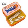 Kompakte Schmuck-Reisebox mit Fischgräten-Aufbewahrungsbügel, Tragbare Sardinendose, Leicht für Box, Behälter und Pendeln, Lustiges Design, Organizer