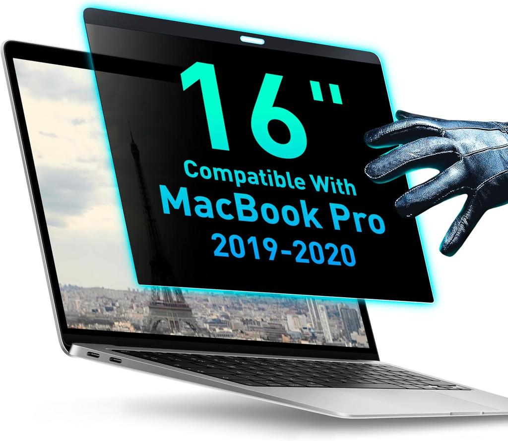 Magnetic Privacy Screen for MacBook Pro 14" M1, M2, M3 Anti-Blue Light Anti-Glare Laptop Screen Protector 13.6" 14" 15" 16" Blue Light Blocking Filter