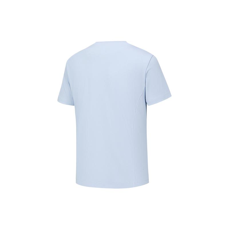 Skechers Breathable Skin-Friendly Solid Color Round Neck T-Shirt Women tops P226W211-026P
