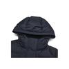 FILA Fleece Casual Warm Hooded Down Jacket Women outerwear Legendary-Blue F11W448901FNV