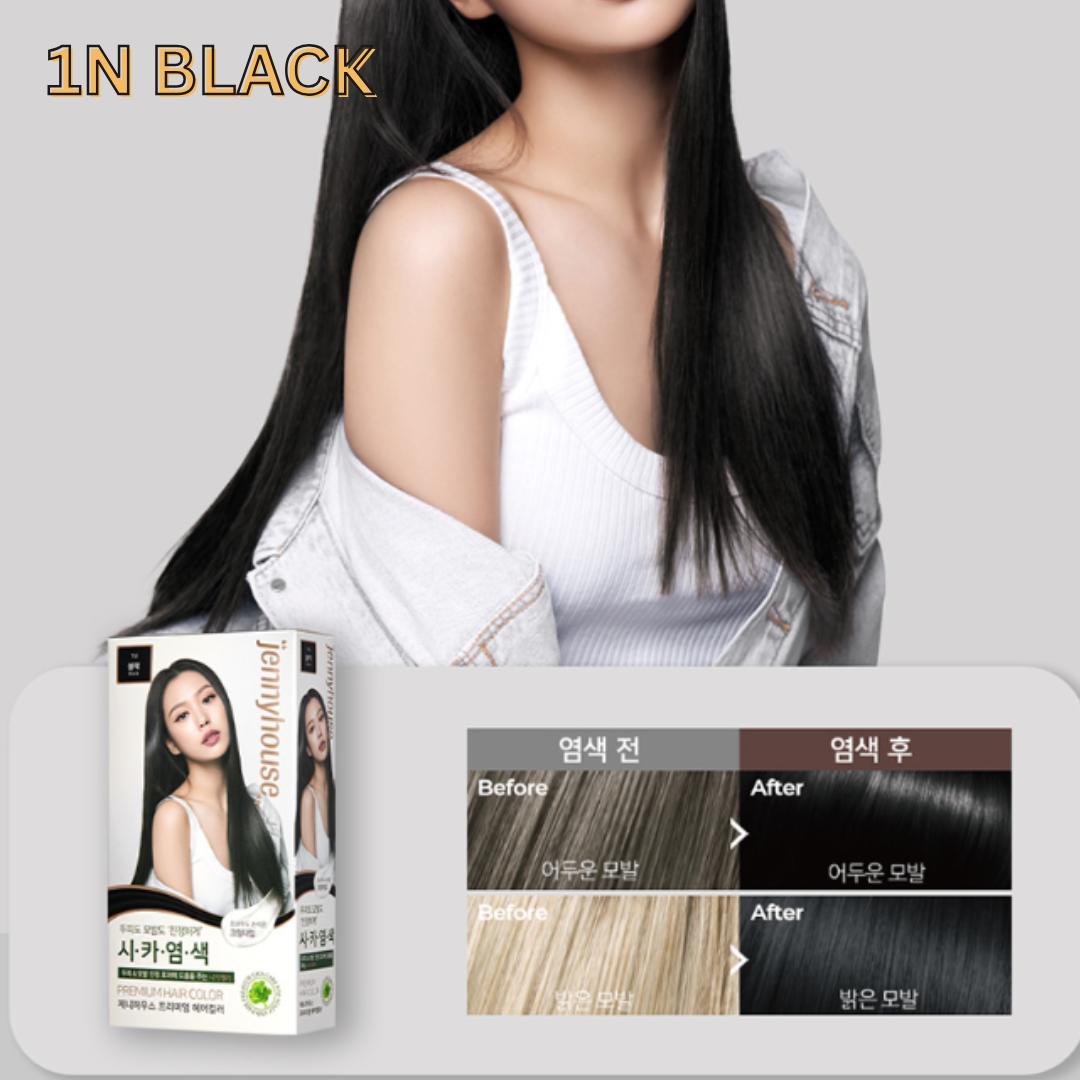 

Краска для волос премиум-класса jennyhouse 7 цветов BLACK