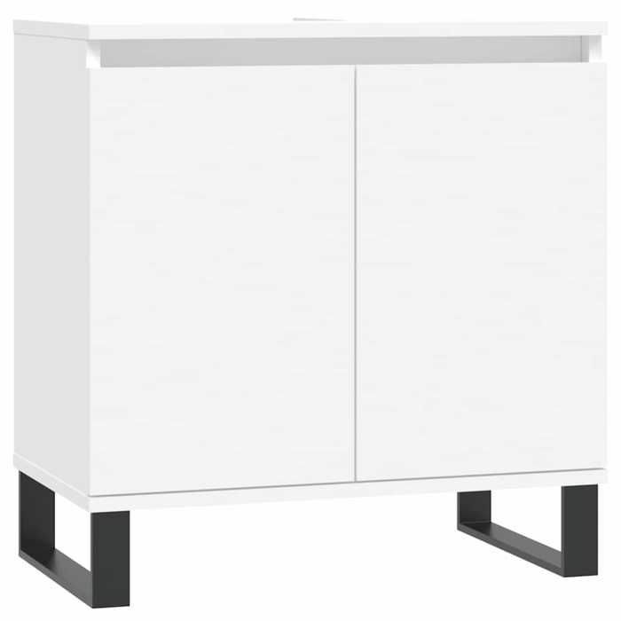 VidaXL Armoire de salle de bain blanc 58x33x60 cm bois d'ingénierie 831588