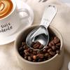 Coffee Spoon with Tamper Tablespoon Measuring Spoon Stainless Steel Coffee Scoop Protein Powder Spoon Tamping Coffee Accessories