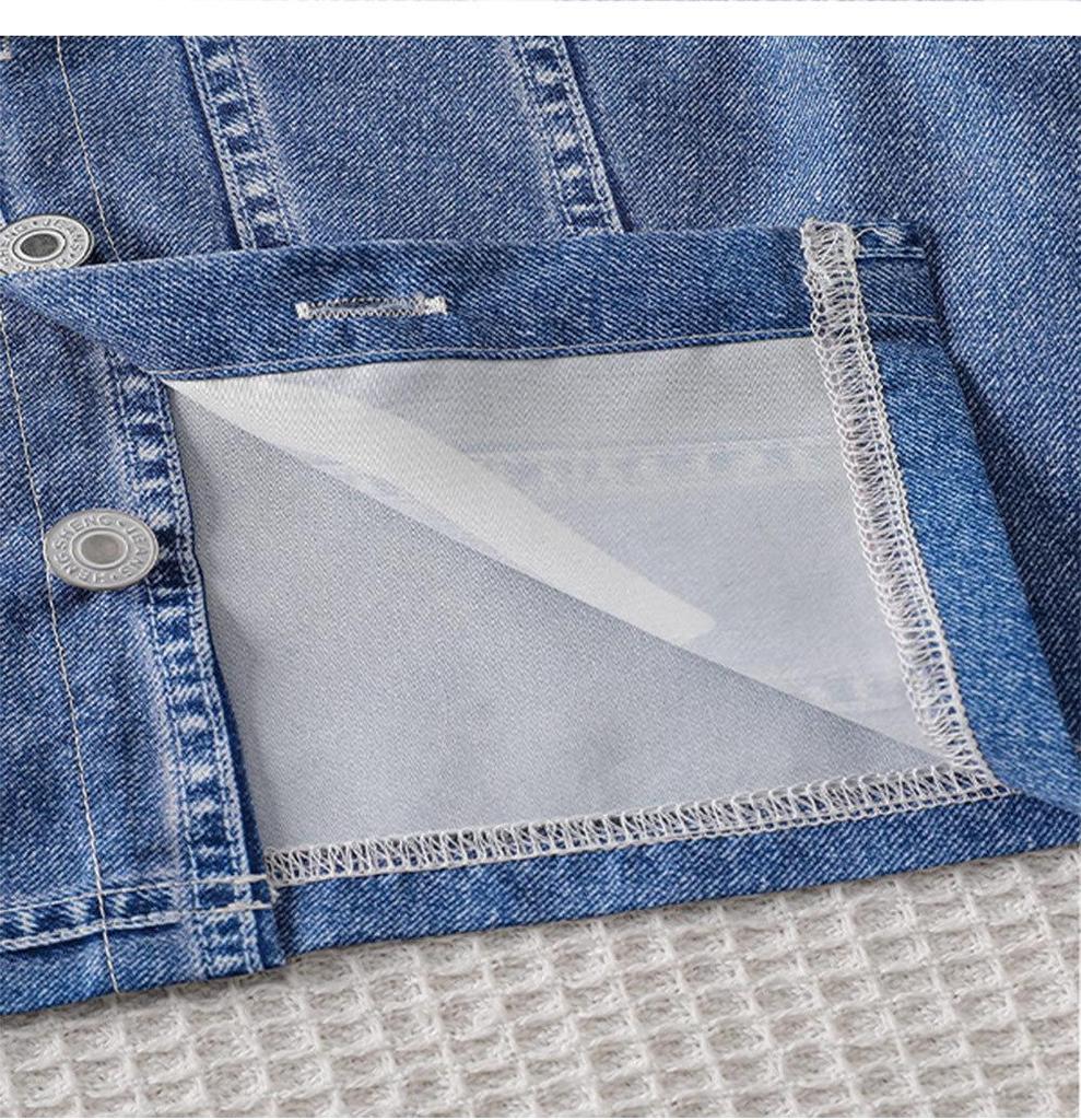 2025 Girls' Denim Vest & Pants Autumn Set