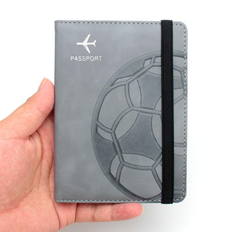 RFID Football Passport Holder with Anti-magnetic Protection and Card Slots for Qatar World Cup