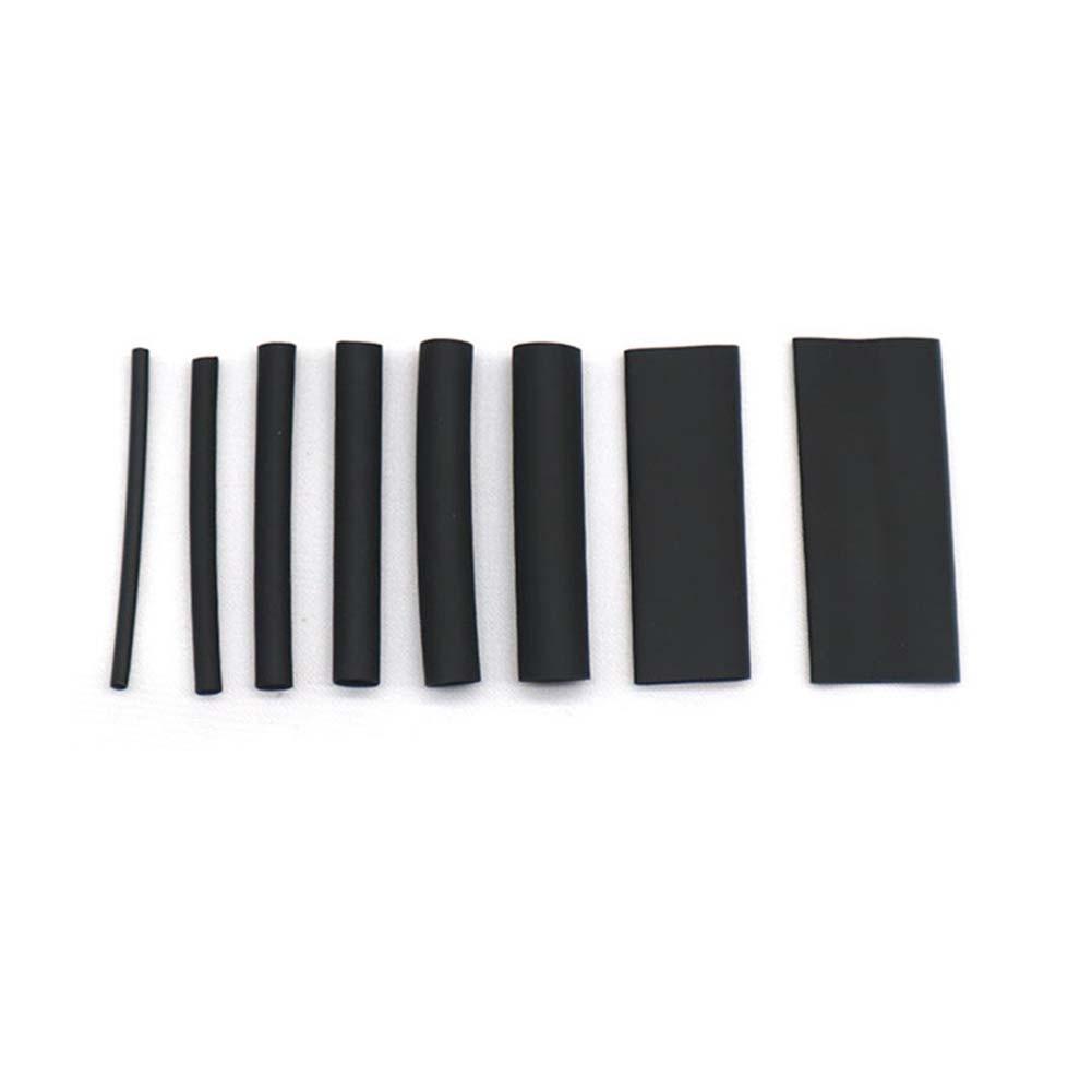 625 PCS Heat Shrink Tube Kit Black Waterproof Insulation Heat Shrink Tube Sleeve
