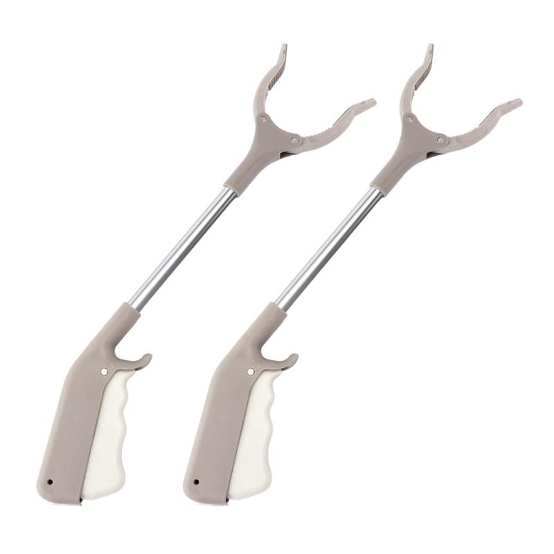 

2 шт. 60 см Портативные захваты для мусора Захват для мусора с эргономичной ручкой для легкого сбора мусора и захвата 1