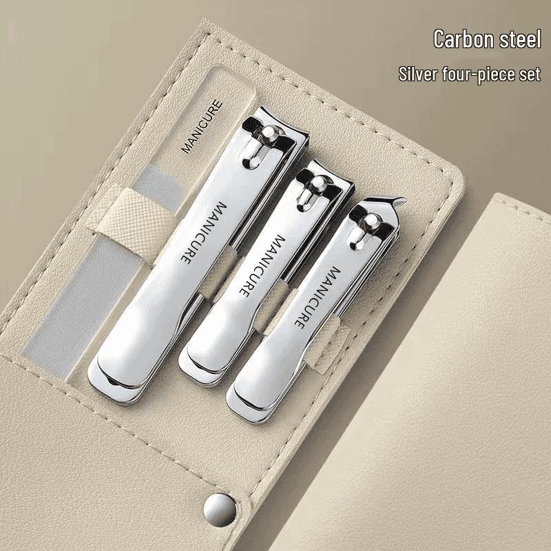 

Набор градиентных кусачек для ногтей в стиле TikTok: Четырехкомпонентный, вращающийся чехол, большие/маленькие кусачки со скошенным лезвием.