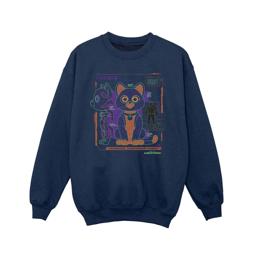 Disney Girls Lightyear Sox Technical Sweatshirt