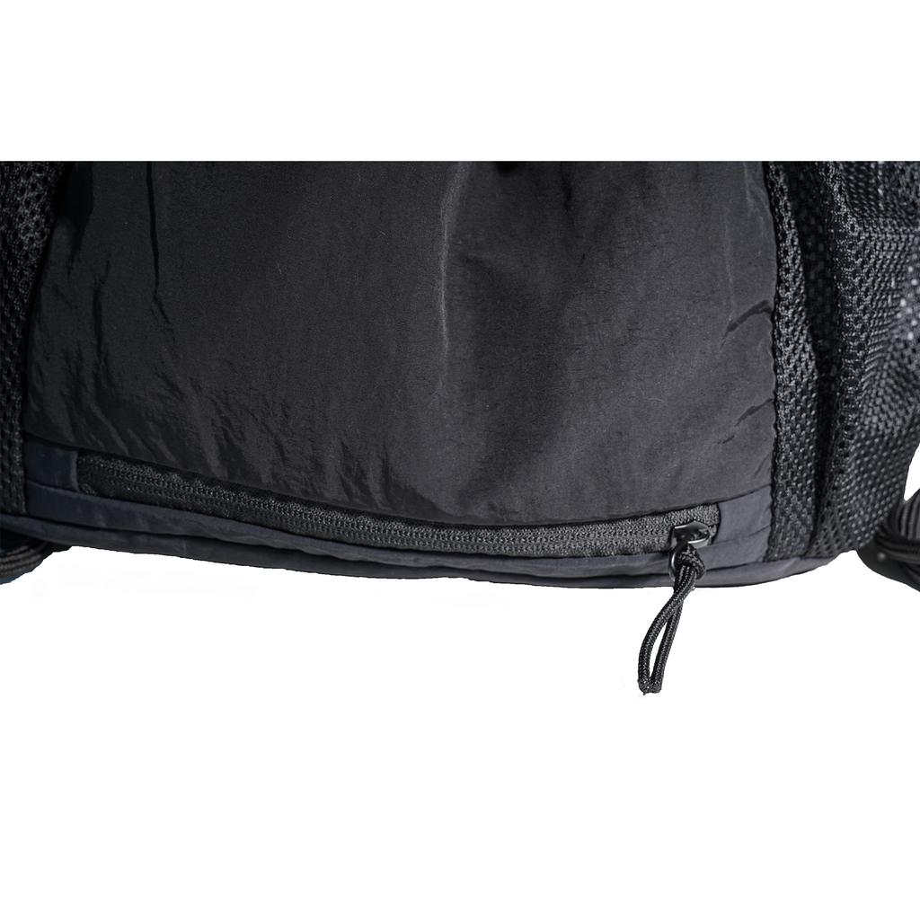 Wepulse Mesh Nylon String Gym Sack Grey Black