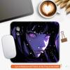 Standard Mouse Pad Purple Anime Grils Gamer Cabinet Small Gaming Mousepad Travel Mouse Mat Plymouth Non-Slip Office Mousemats